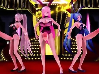 Mmd futanari dance 1