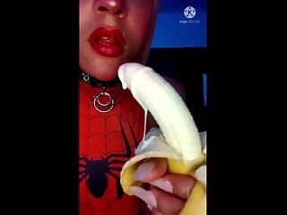 Beautiful Spidey Cums 2X