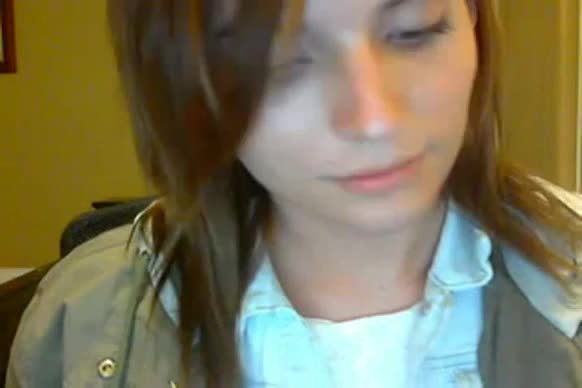 Teen tranny girl solo by webcam