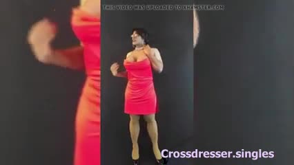 Busty Crossdresser Vanessa Posing